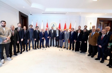 T.C. İÇİŞLERİ BAKANIMIZ SN. MUSTAFA ÇİFTÇİ'YE HAYIRLAMA VE NEZAKET ZİYARETİ YAPILDI