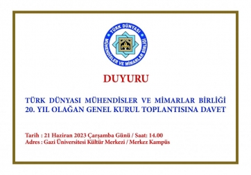 20. YIL OLAĞAN GENEL KURUL TOPLANTISI
