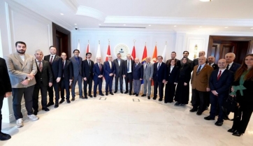 T.C. İÇİŞLERİ BAKANIMIZ SN. MUSTAFA ÇİFTÇİ'YE HAYIRLAMA VE NEZAKET ZİYARETİ YAPILDI