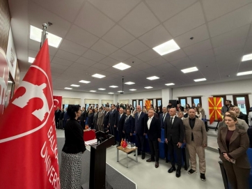 Türk Dünyası Mühendisler ve Mimarlar Birliği Tarafından “Türk Dünyası Üstün Hizmet Ödülleri” Töreni Üsküp’te Yapıldı