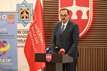 Türk Dünyası Mühendisler ve Mimarlar Birliği Tarafından “Türk Dünyası Üstün Hizmet Ödülleri” Töreni Üsküp’te Yapıldı