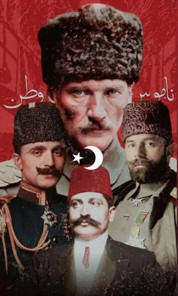 Türk Milleti'nin Bahtına Sadık Üç Nefer: Enver, Cemal ve Talat Paşalar Hatıraları emanetimizdir!