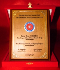 DGDD DERNEĞİ PLAKETİ